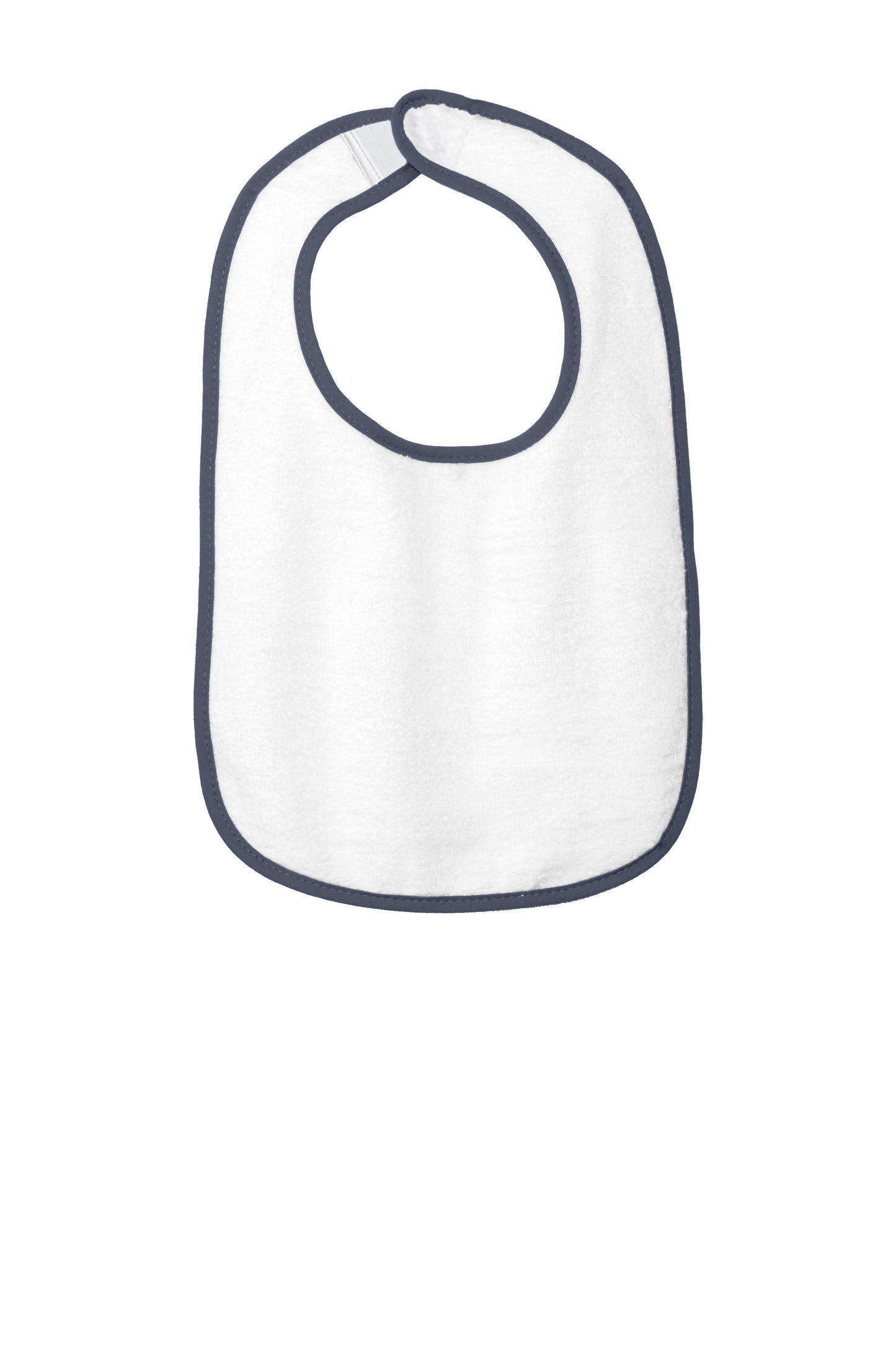 Rabbit Skins® RS1003 Infant Contrast Trim Terry Bib