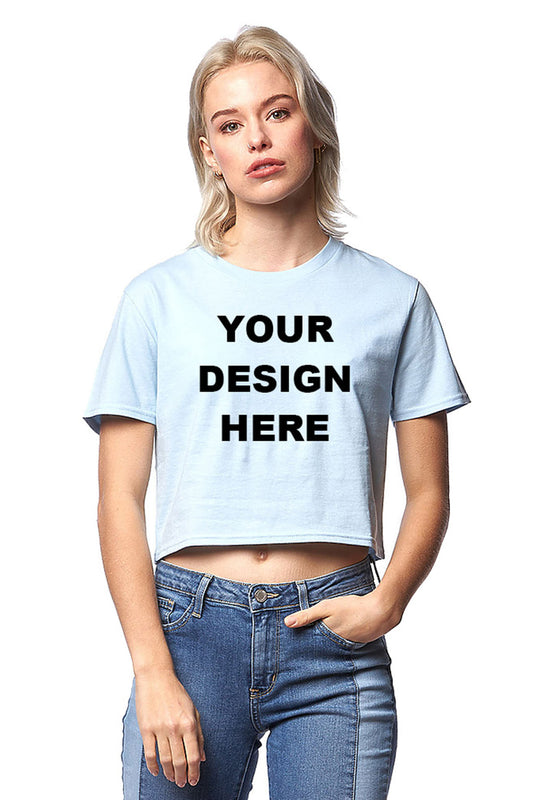 SMART BLANKS 4003 Crop Top T-Shirt | Premium Streetwear Printing