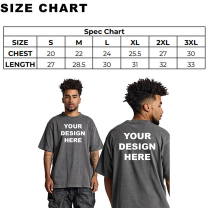 SMART BLANKS UH77 Unisex Heavyweight 7.7oz Oversized T-Shirt