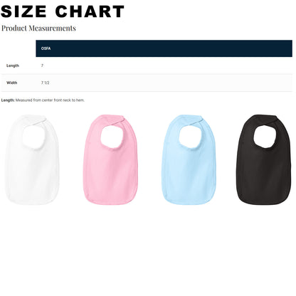 Rabbit Skins® RS1005 Infant Unisex Premium Jersey Bib