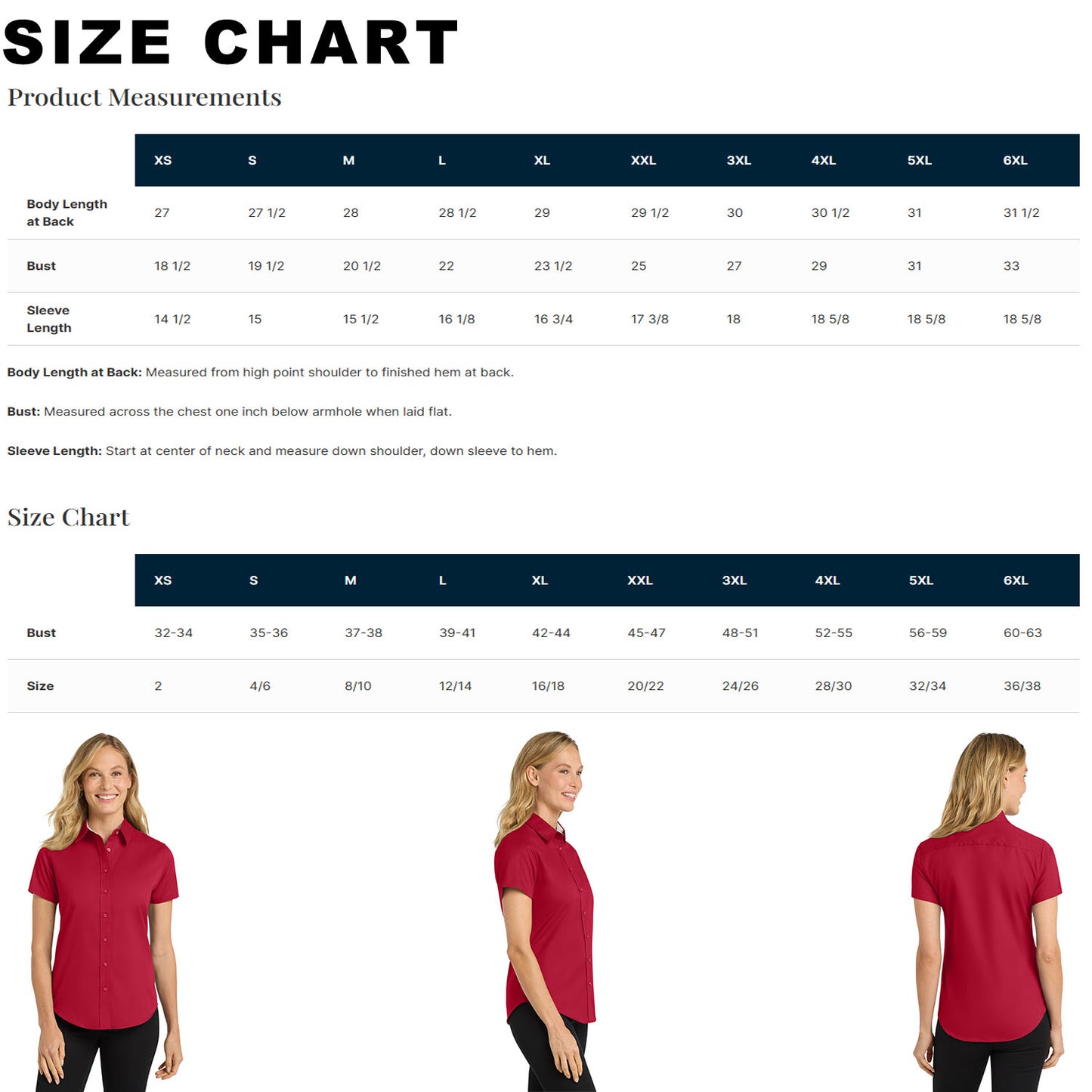 Port Authority® L508 Women's Easy Care Short Sleeve Button-Up Shirt