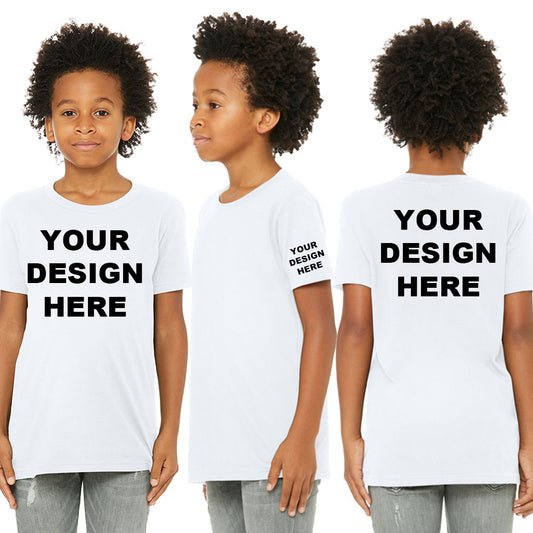 BELLA+CANVAS 3001Y Youth Jersey T-Shirt Unisex