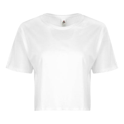 SMART BLANKS 4003 Premium Relaxed Fit Women's Cropped Tee