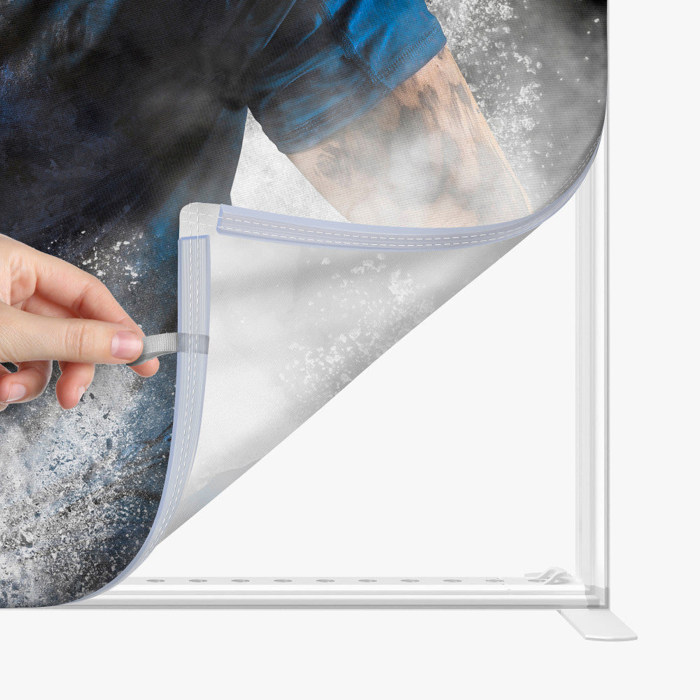 Custom 10ft SEG Backlit Fabric Display, Trade Show Lightbox