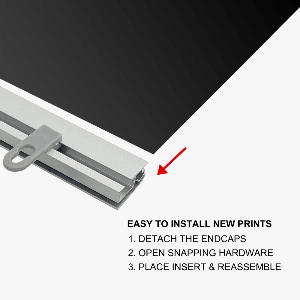 Custom Snap Poster Hangers, Poster & Sign Hanging Displays