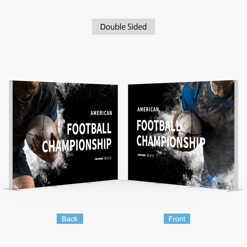 Custom 10ft SEG Backlit Fabric Display, Trade Show Lightbox